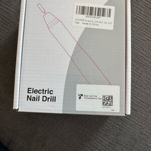 Electric Nail Drill - White